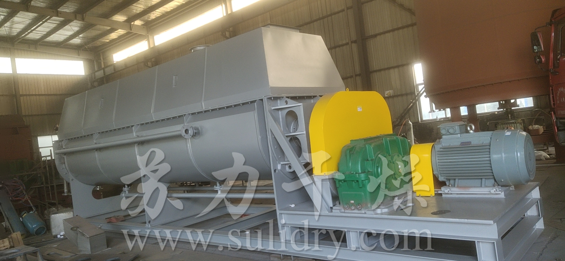 空心槳葉干燥機(jī)—蘇干牌污泥干燥機(jī)制作完成并順利發(fā)貨！